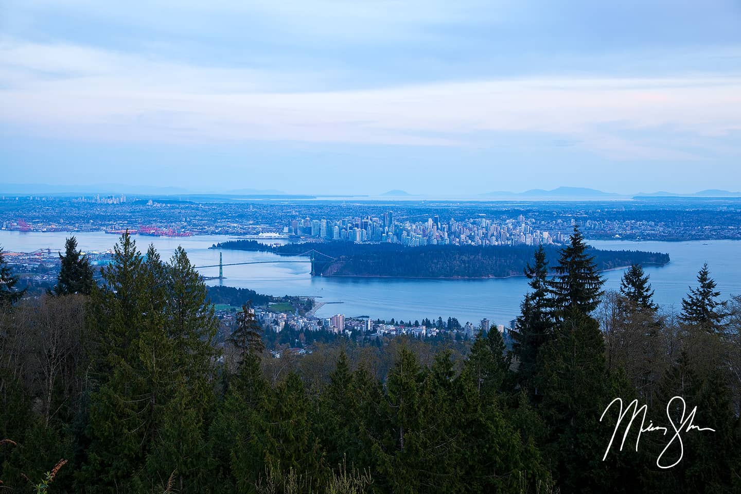 Vancouver Sunset - Cypress Mountain, North Vancouver, British Columbia, Canada
