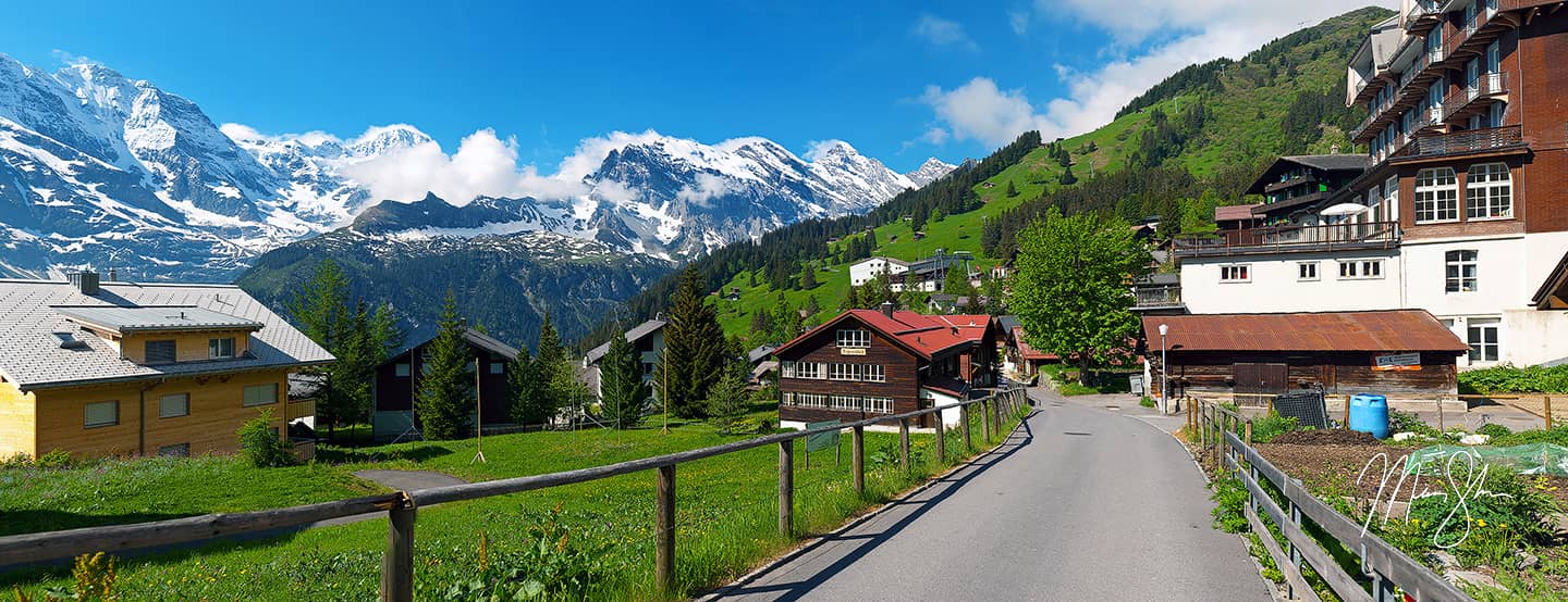 Village Of Murren - Murren, Bernese Alps, Switzerland