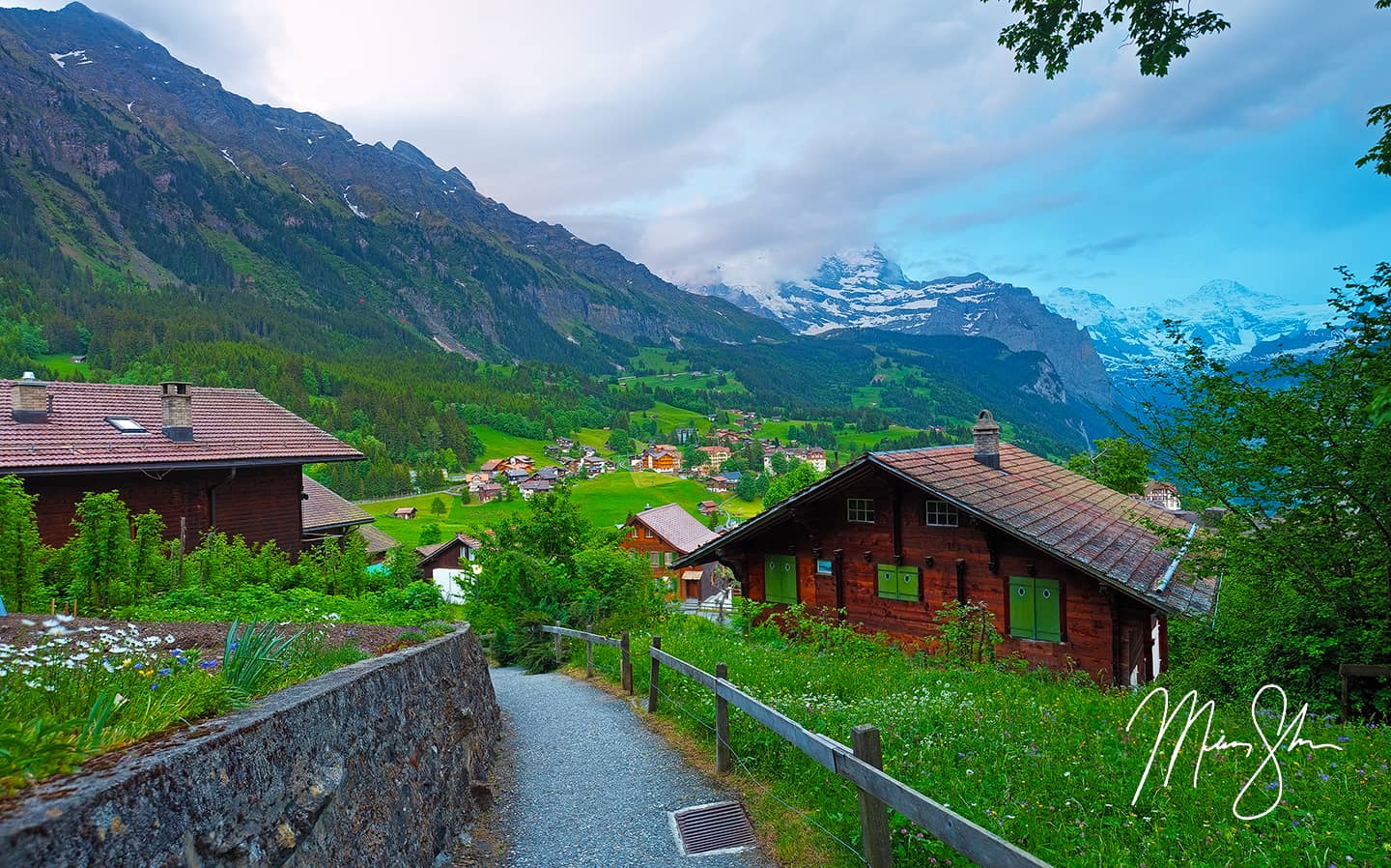 Wengen Sunset - Wengen, Switzerland