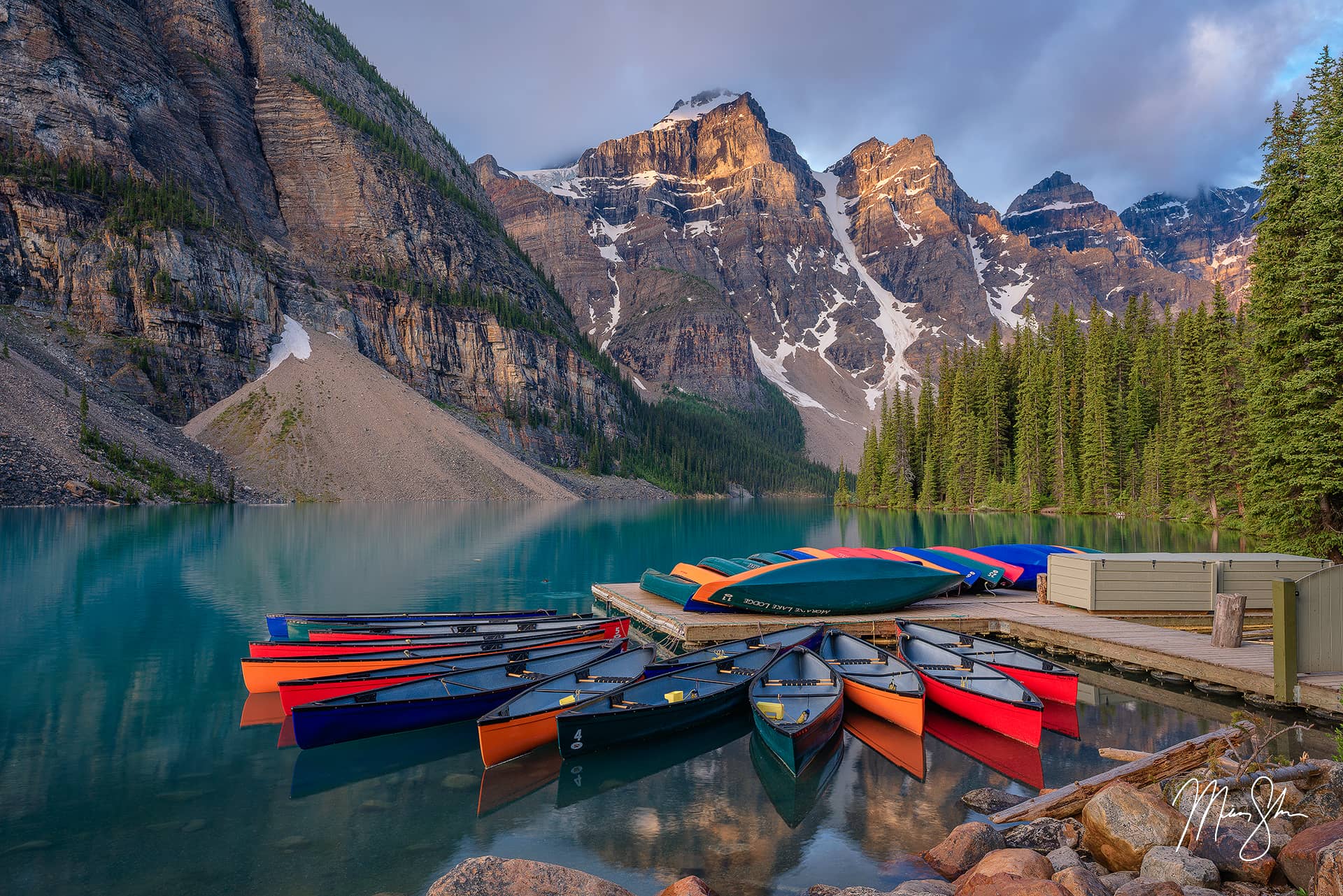 Canadian Rockies Photography: Banff photography of Moraine Lake