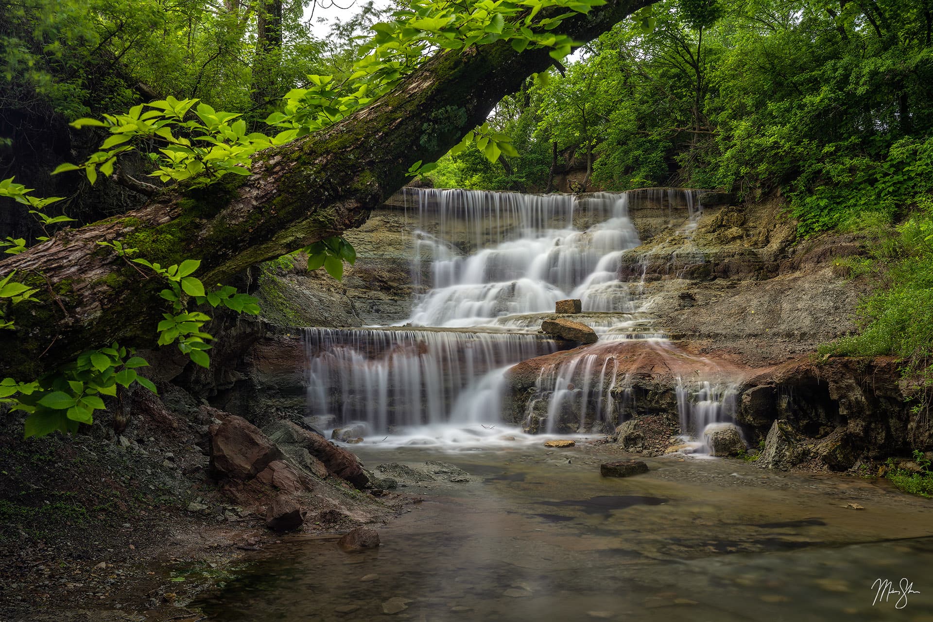 Prather Creek Falls in the spring