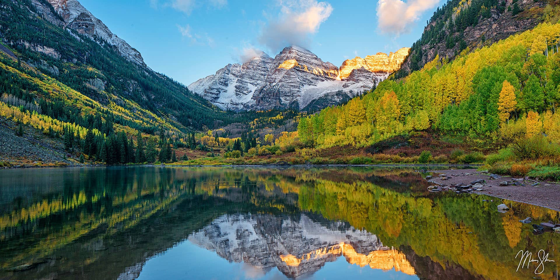 Maroon Bells Photography: Sunrise at the Maroon Bells