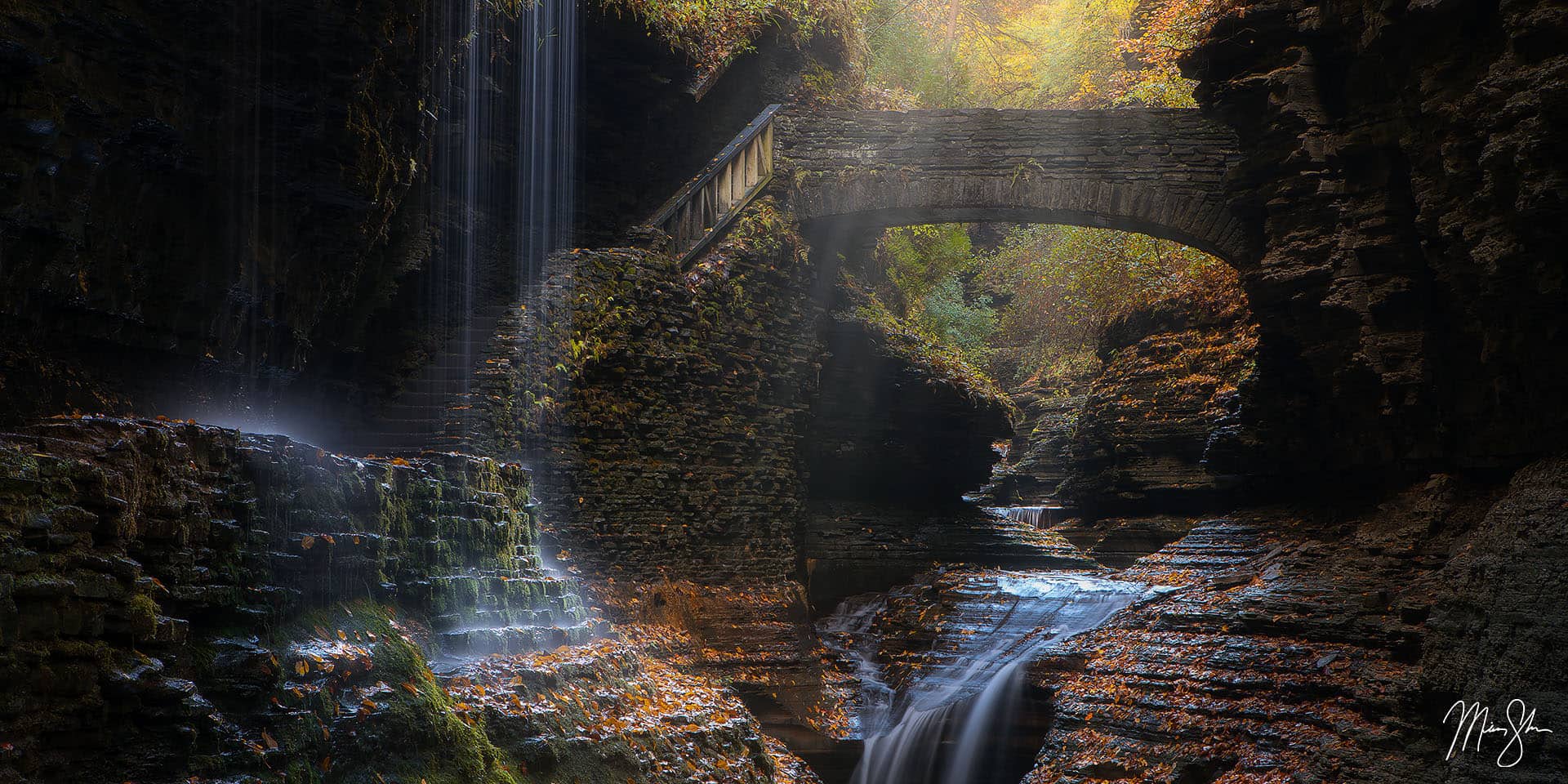New York Photography: Watkins Glen waterfalls