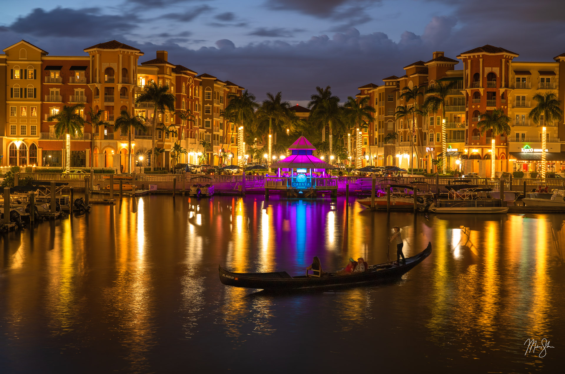 Night at Naples Fifth Avenue Naples, Florida Mickey Shannon Photography