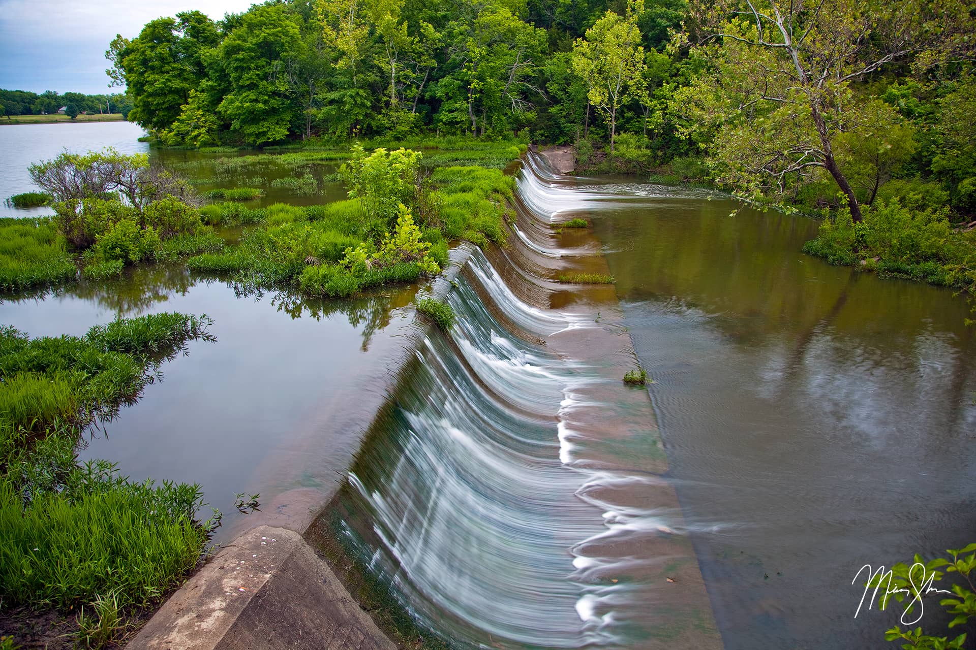 Rock Creek Lake Spillway Rock Creek Lake, Fort Scott, Kansas Mickey