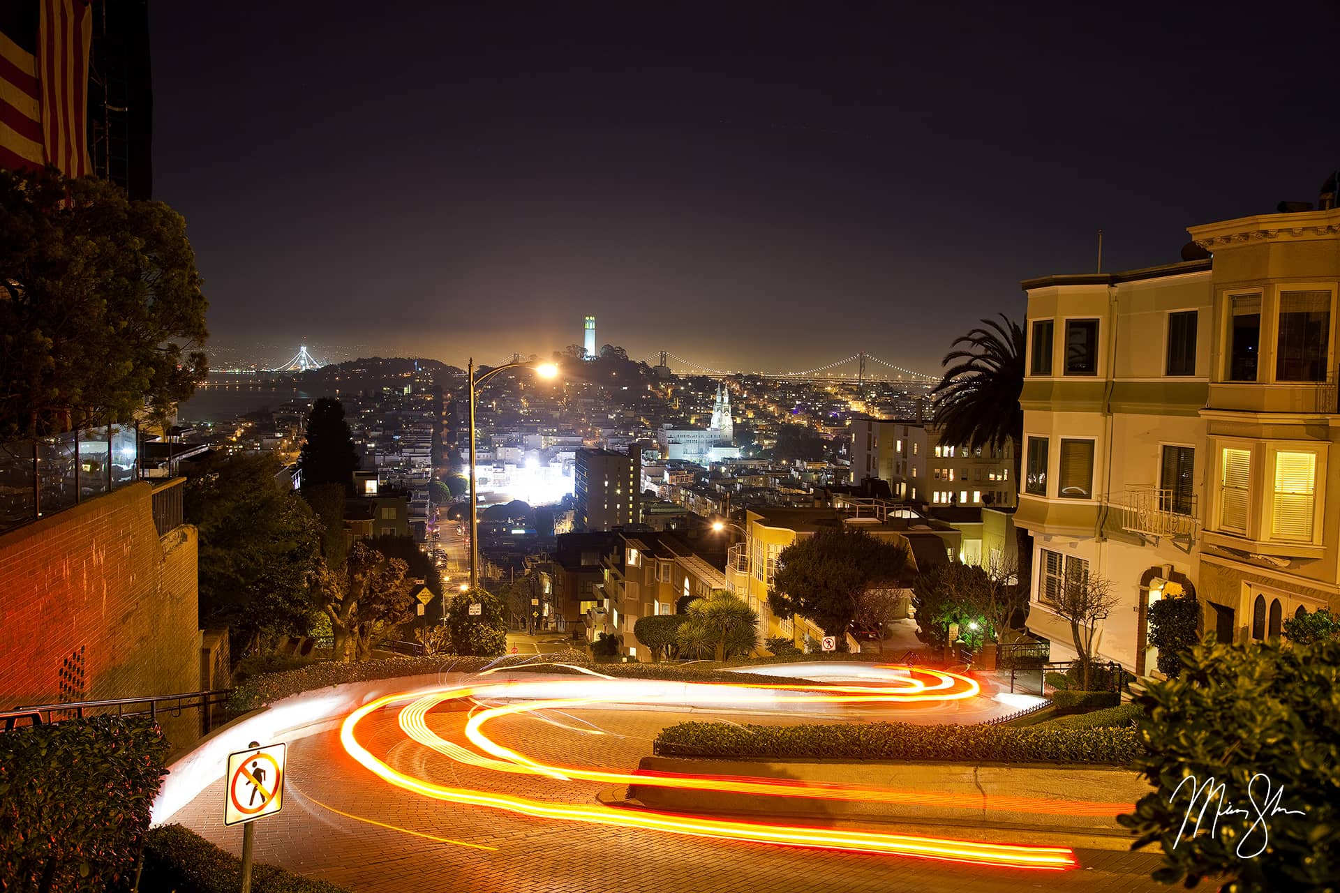 The Lights of Lombard Street Lombard Street, San Francisco, California Mickey Shannon
