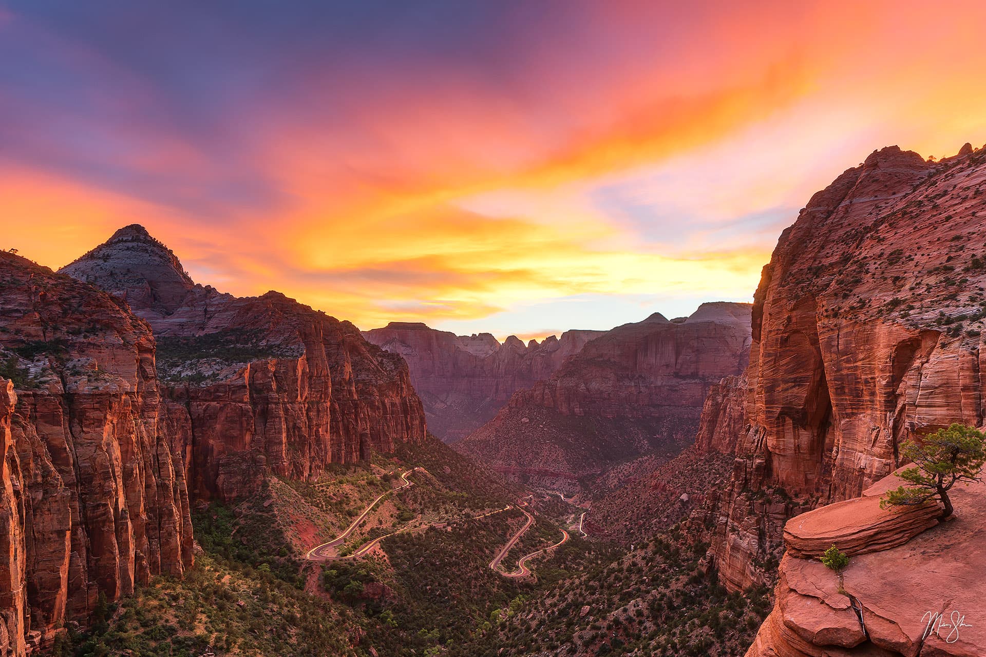 sunset tour zion national park